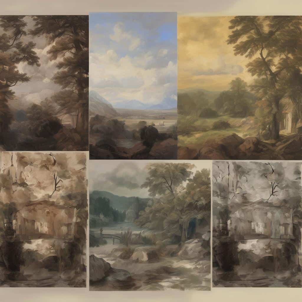 Ομορφές τοπιογραφίες που εκφράζουν προσωπική και κοινωνική τέχνη.